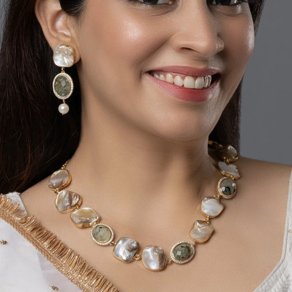 Gulnaar Mehraab Jadau Bridal Necklace Set